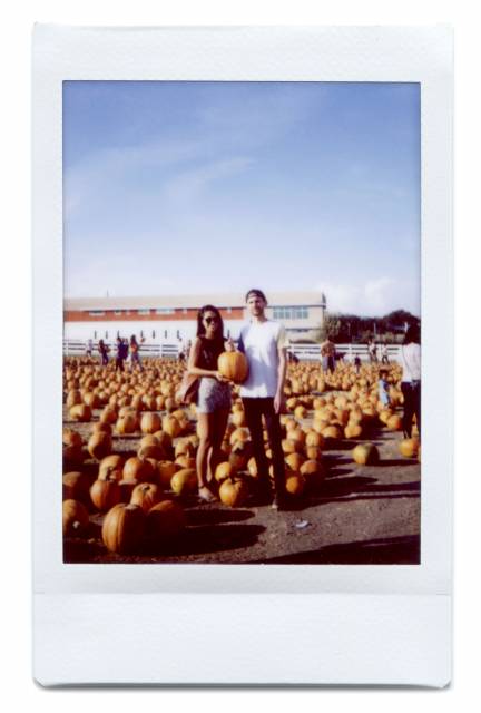 Couple with Pumpkin